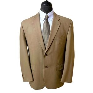 FRANCO TASSI MENS SPORTS BLAZER SIZE 44L MATERIAL 97% WOOL 3% POLY. COLO…